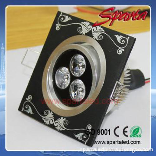3w Square shape led ceiling light remote control